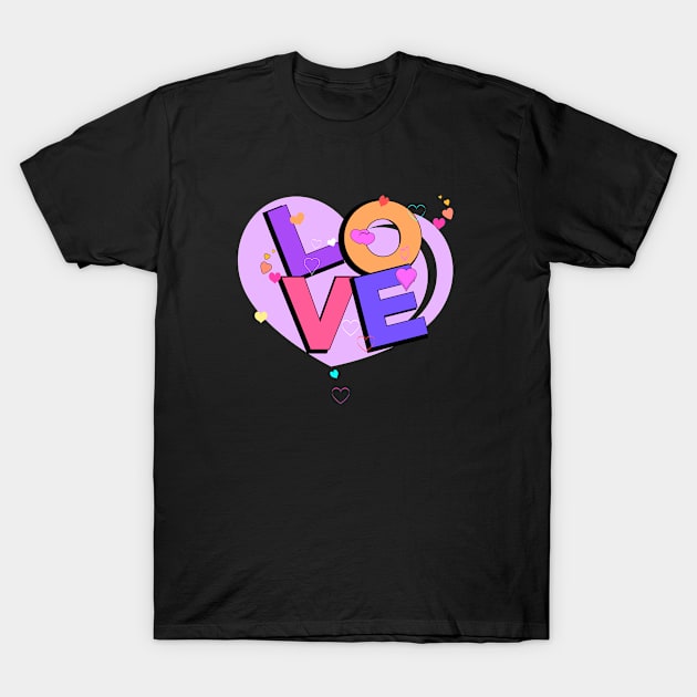 Sweet heart Valentine T-Shirt by 1Nine7Nine